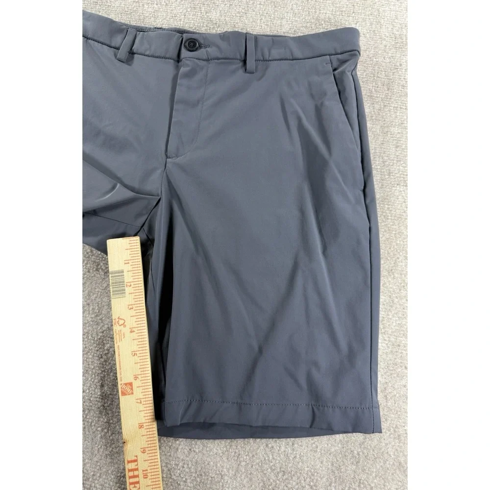 Perry Ellis‎ Men's 34 Gray Golf Shorts Stretch Nylon Blend Chino Performance Fit